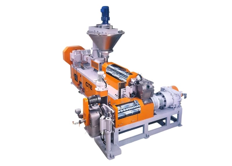 HTM type tandem kneading extruder